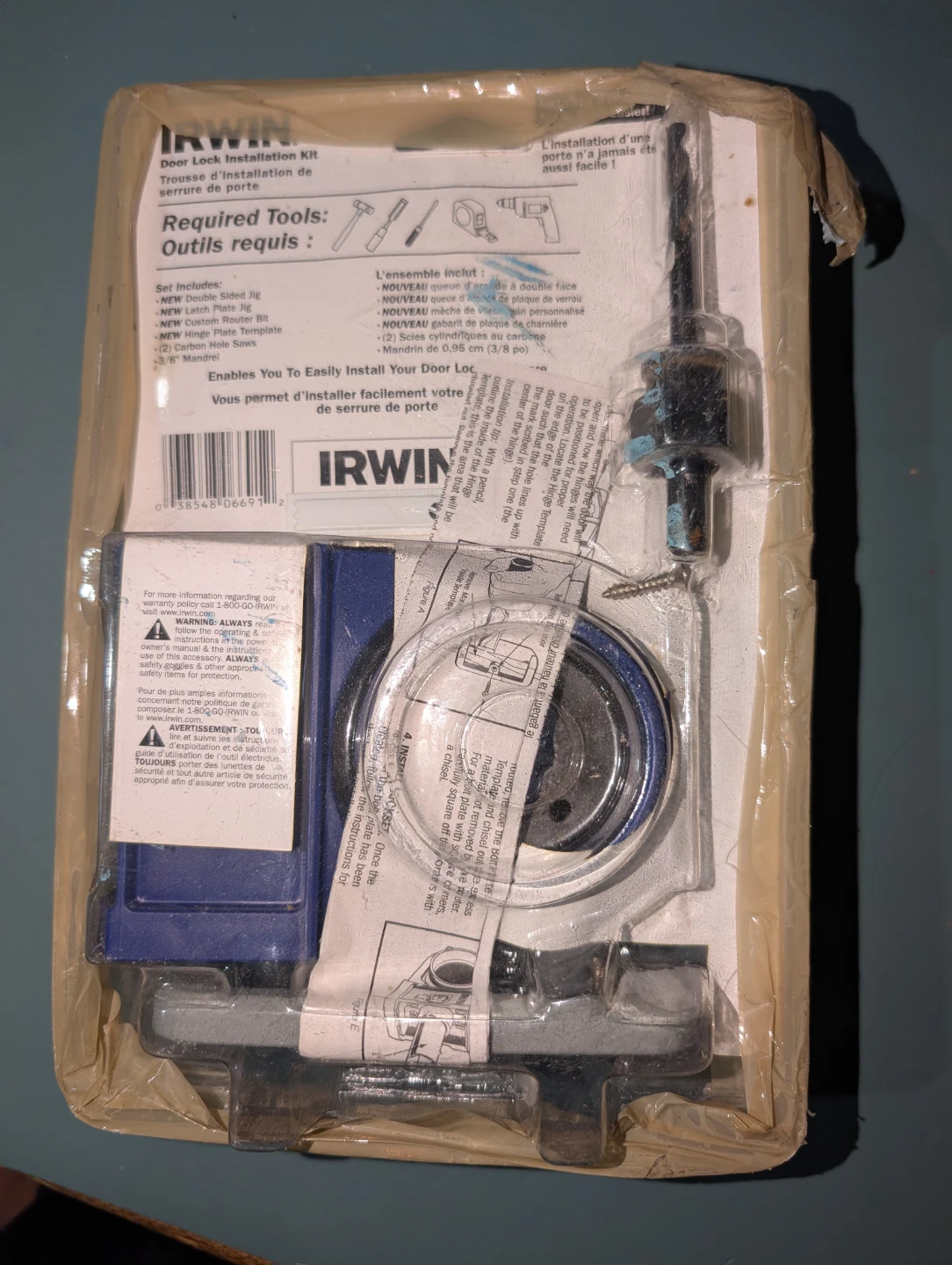 IRWIN Door Lock Installation Kit - photo 2