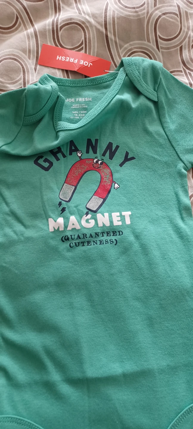 Joe Fresh Baby "Granny Magnet" Bodysuit - 18 Months - photo 5