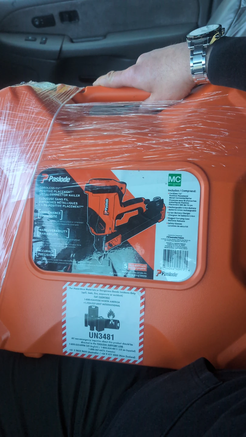 Paslode Cordless  Positive Placement Metal Connector Nailer