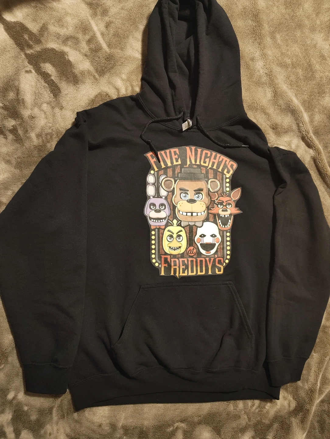 Five Nights at Freddy's Black Hoodie