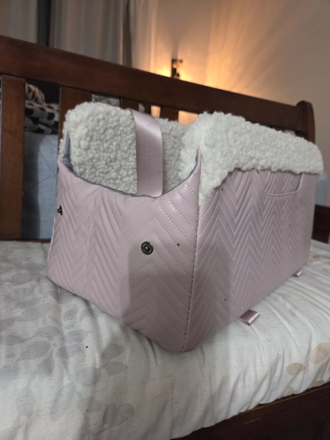 PETSFIT Pink Chevron Pet Carrier Bag - photo 3