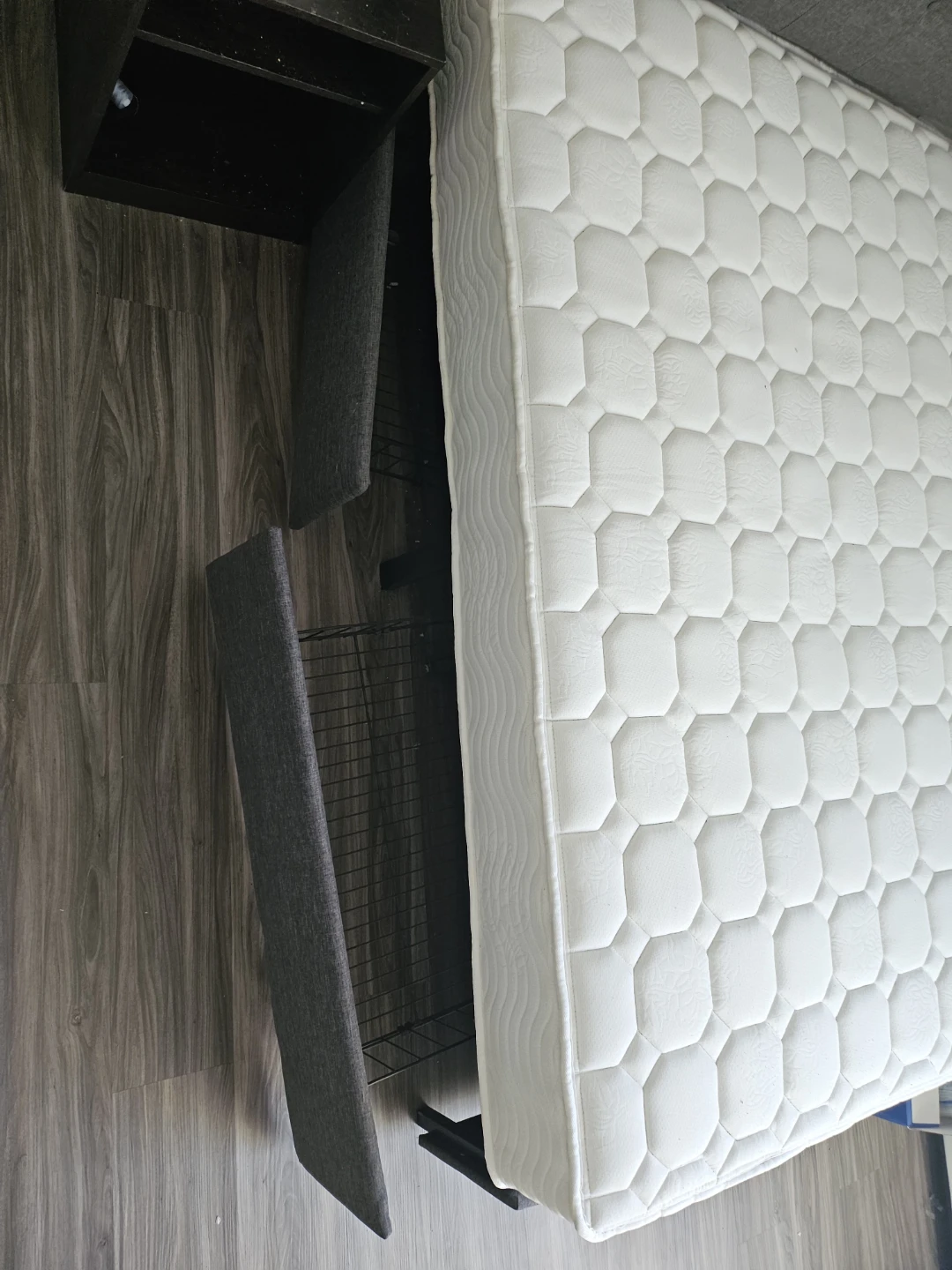 Double-sided bed frame with basket storage - photo 2