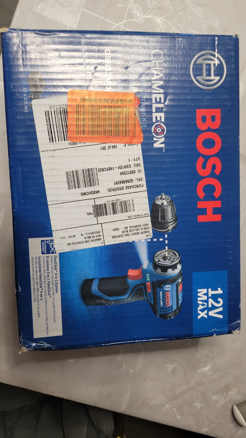 Bosch 12V Max Chameleon Drill/Driver Kit with Case