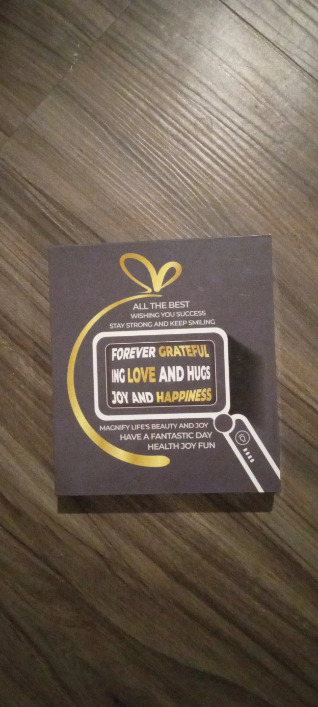 Magnifying Glass with Inspirational Messages