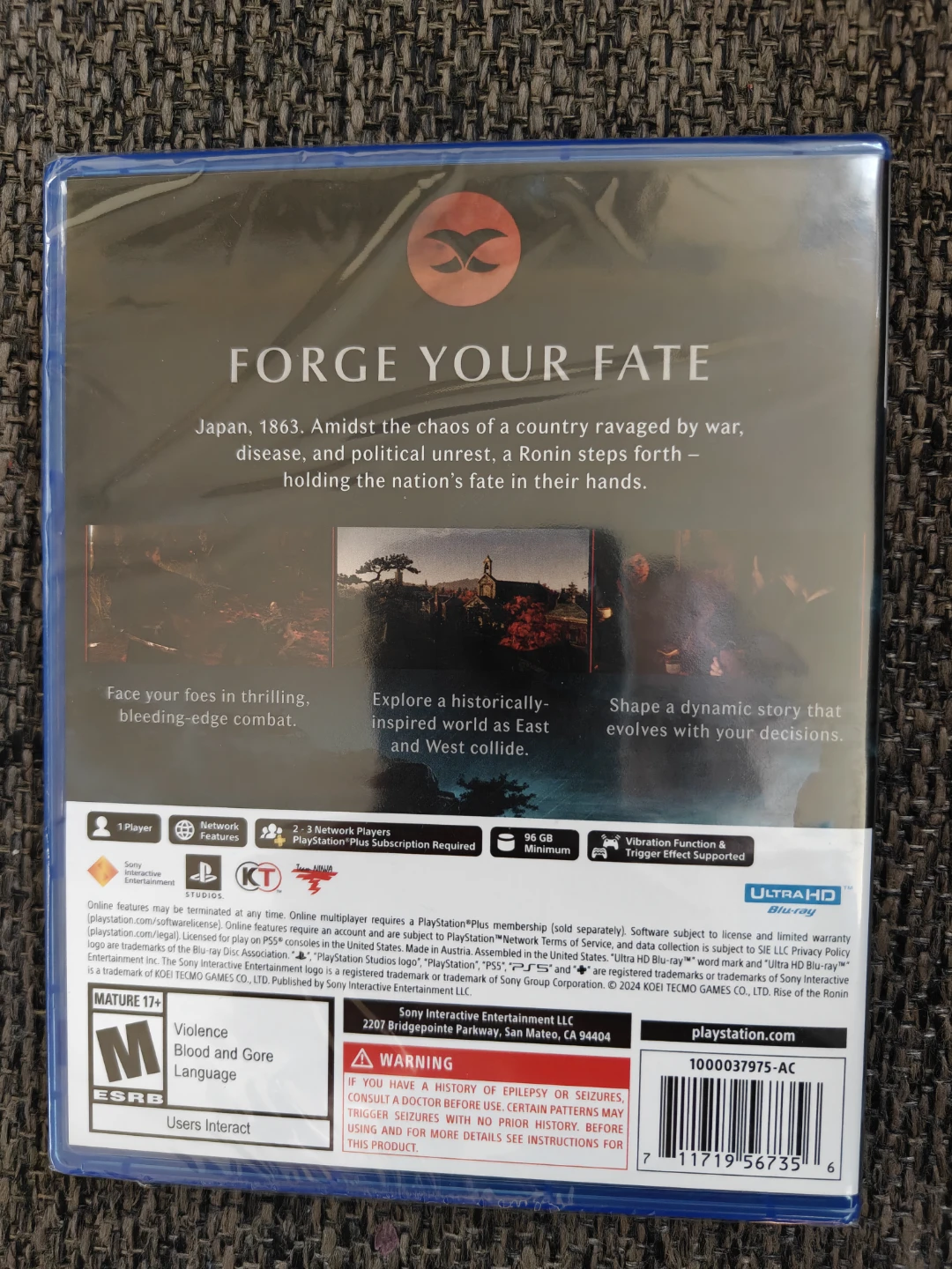 Rise of the Ronin PS5 Game - photo 2