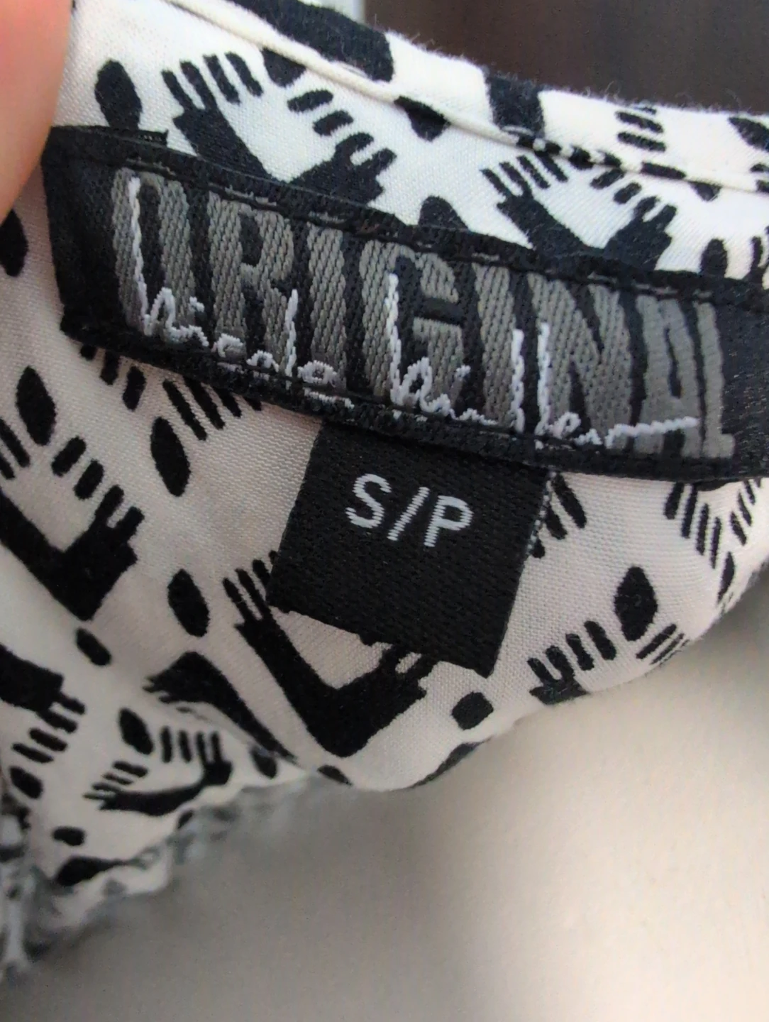 ORIGINAL Top - S/P - Black & White Pattern - photo 4
