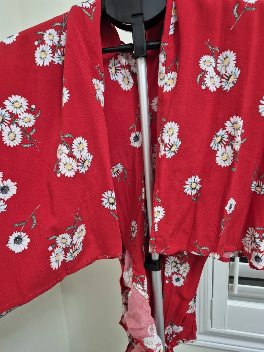 Red Floral Jumpsuit - photo 2