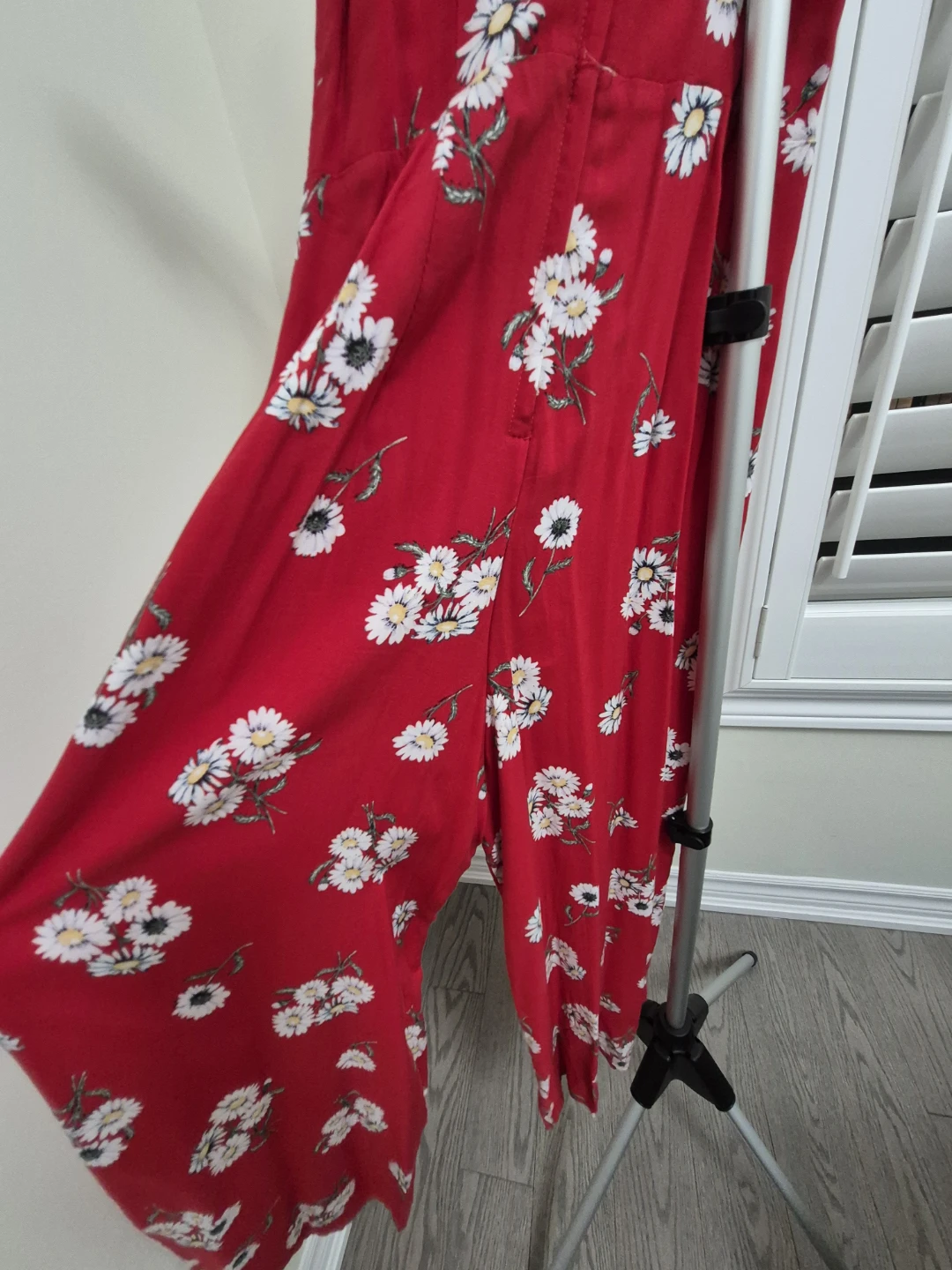 Red Floral Jumpsuit - photo 3