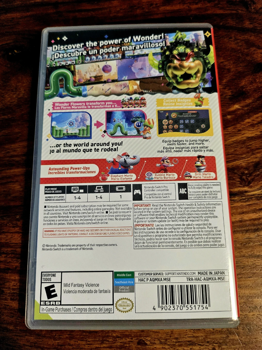 Nintendo Switch Super Mario Bros. Wonder Game - photo 2
