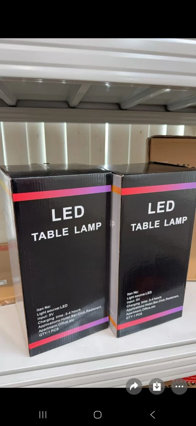 🔆 New Cordless LED Crystal Table Lamp