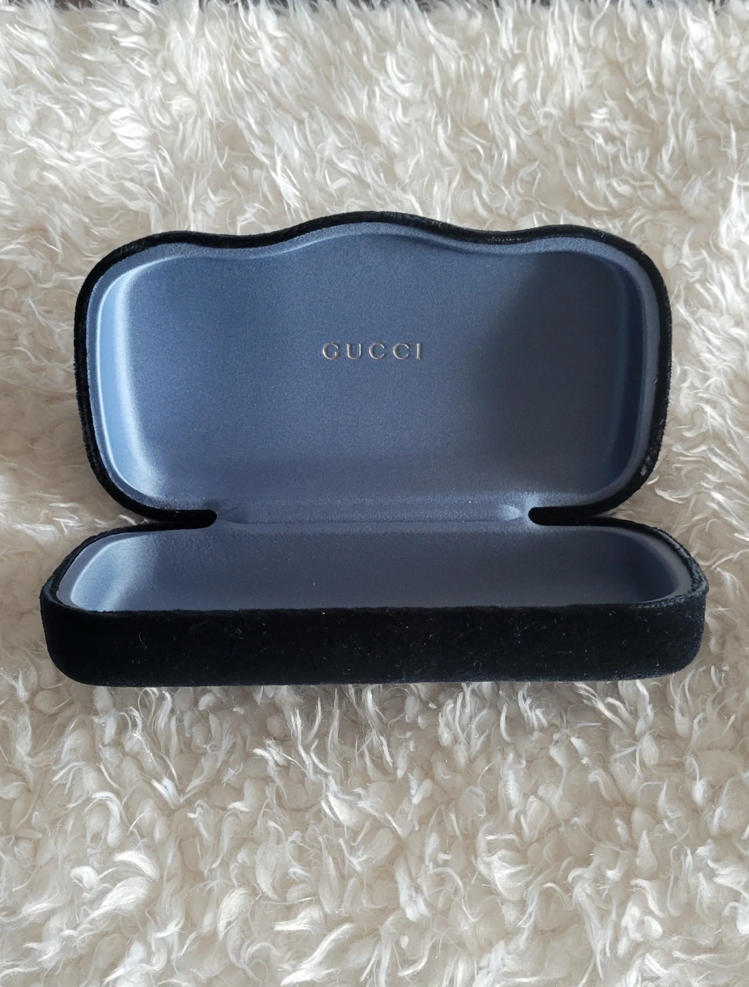 Gucci Black Velvet Eyeglass Case