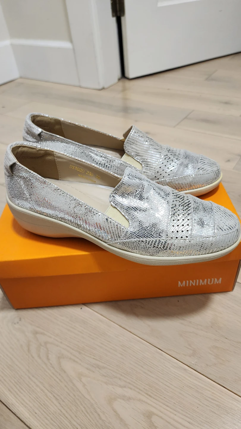 Minimum Silver Slip-On Loafers - photo 2