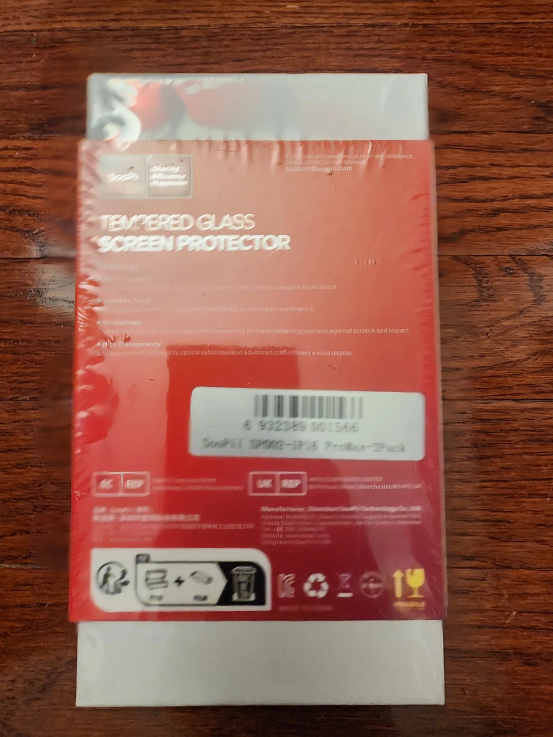 SooPii Tempered Glass Screen Protector for iPhone 13 Pro Max - photo 2