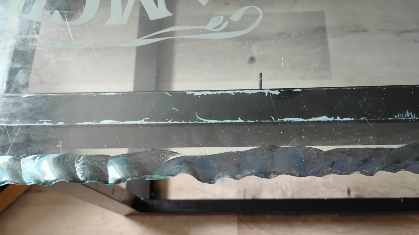 Hand made custom Sons of Anarchy "Samcro Glass Top Table - photo 4