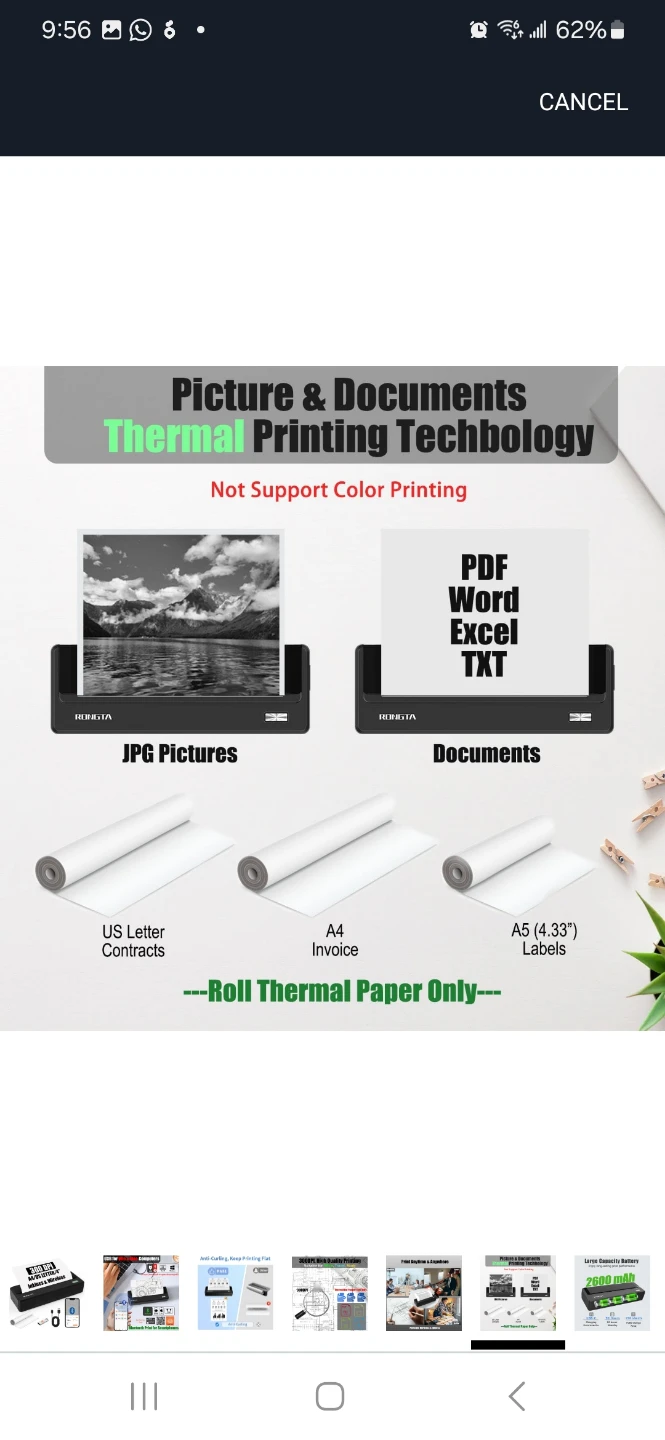 Thermal Printer - photo 2