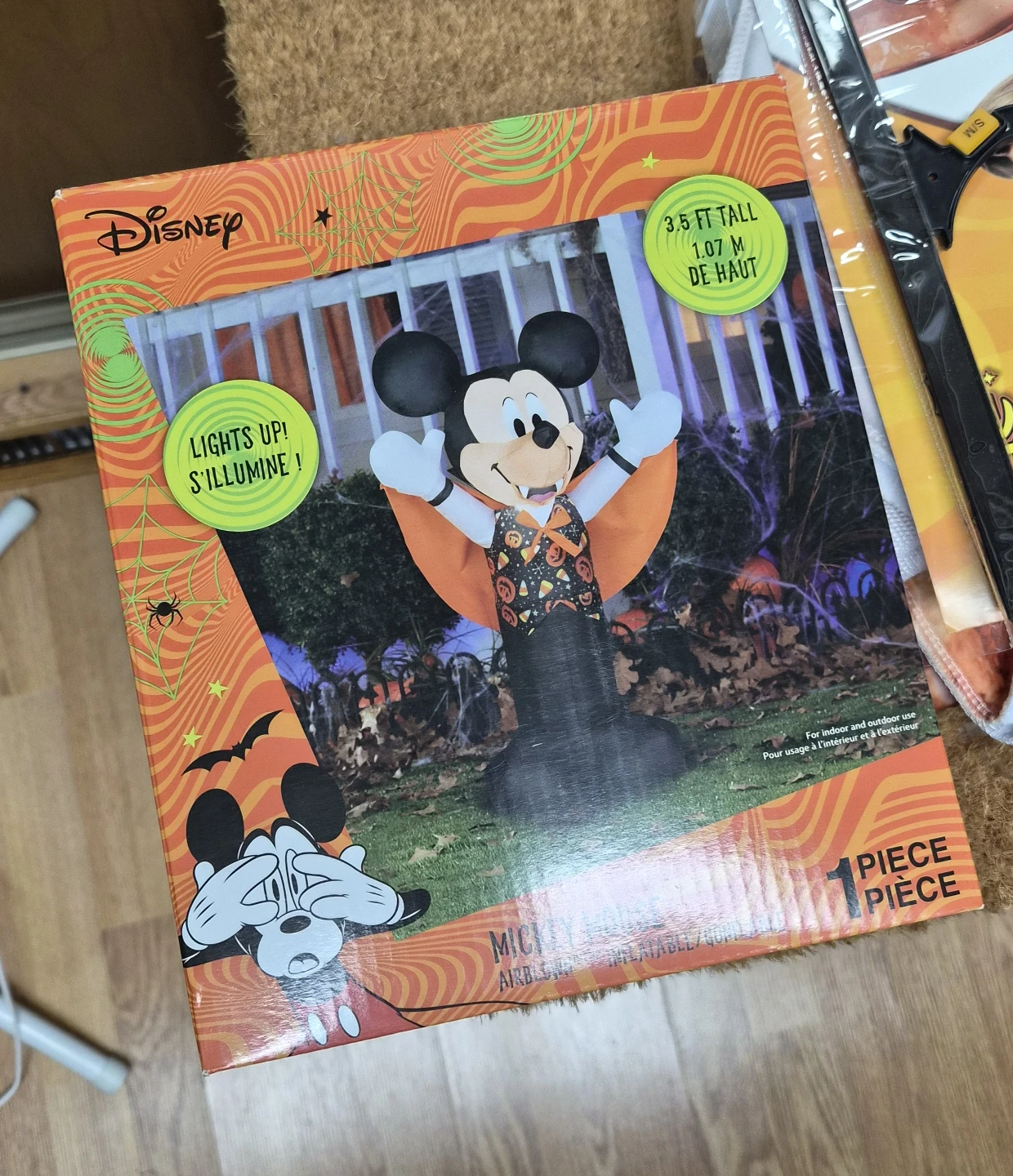 Disney Mickey Mouse Halloween Inflatable - 3.5 FT Tall