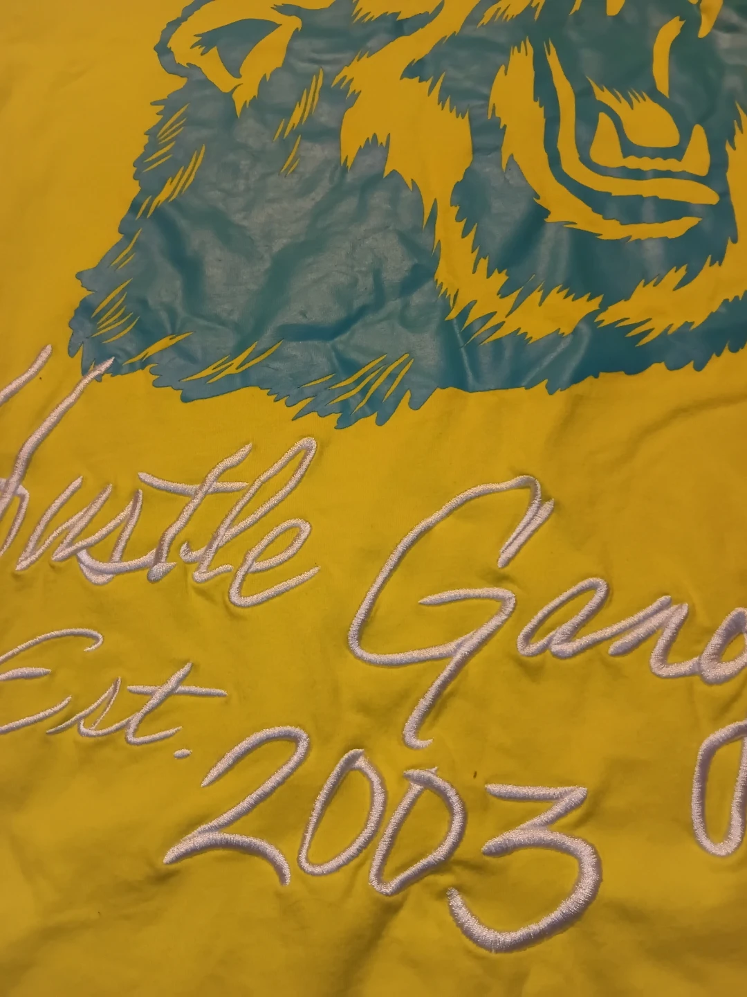 Hustle Gang Yellow T-Shirt - photo 3