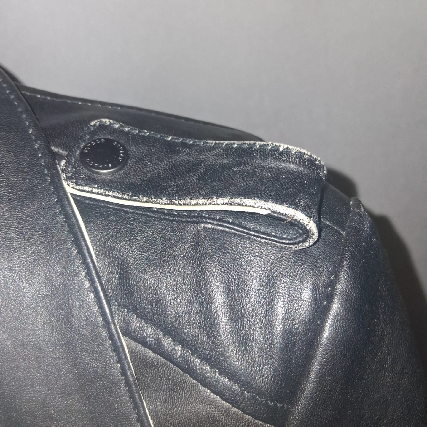 Vintage Sly and co leather jacket black size amall - photo 4