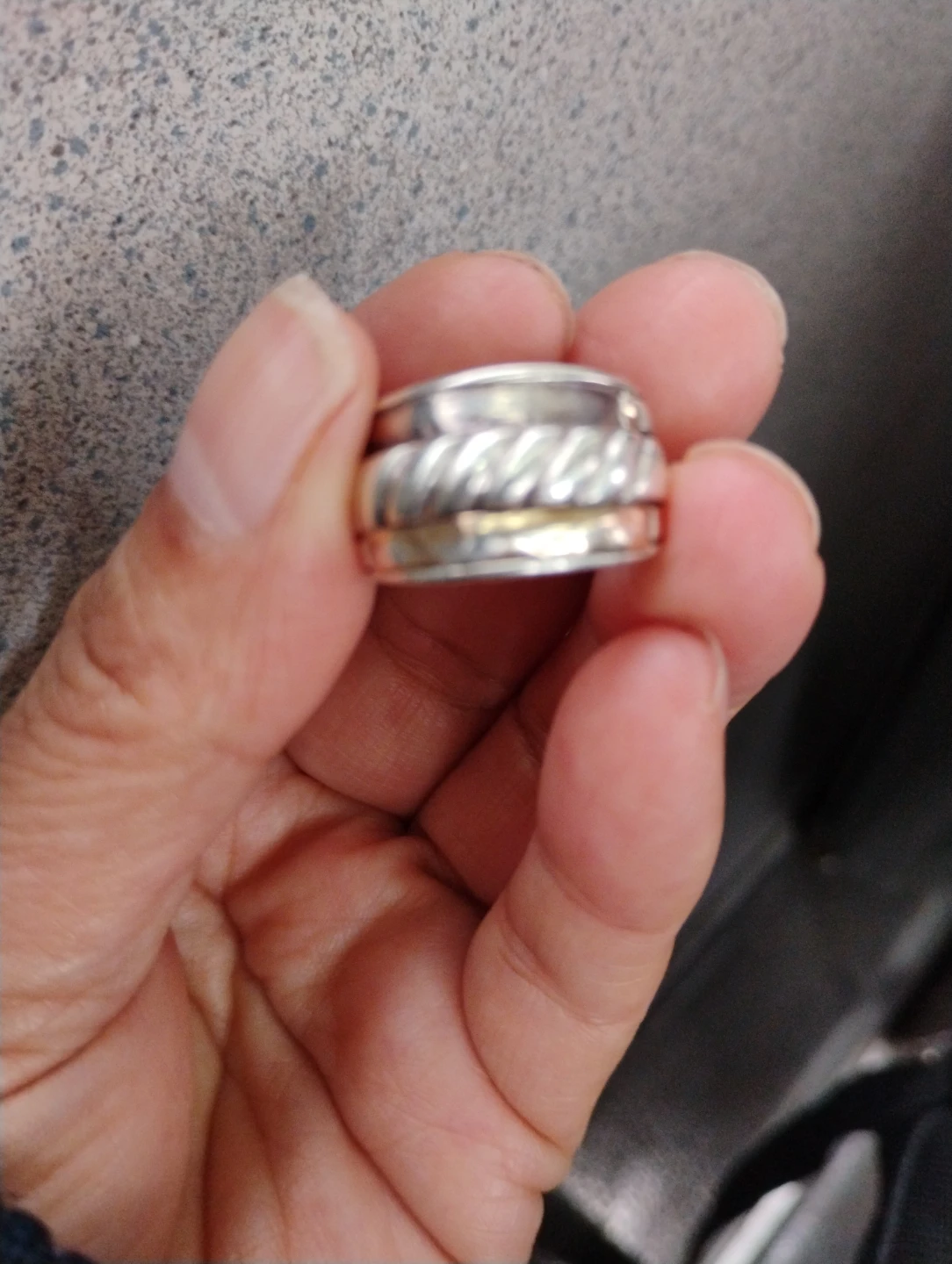 Free Sterling Silver Rope Design Ring - photo 2