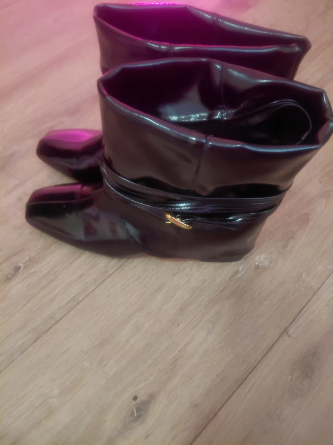 Black Leather Boots - photo 2