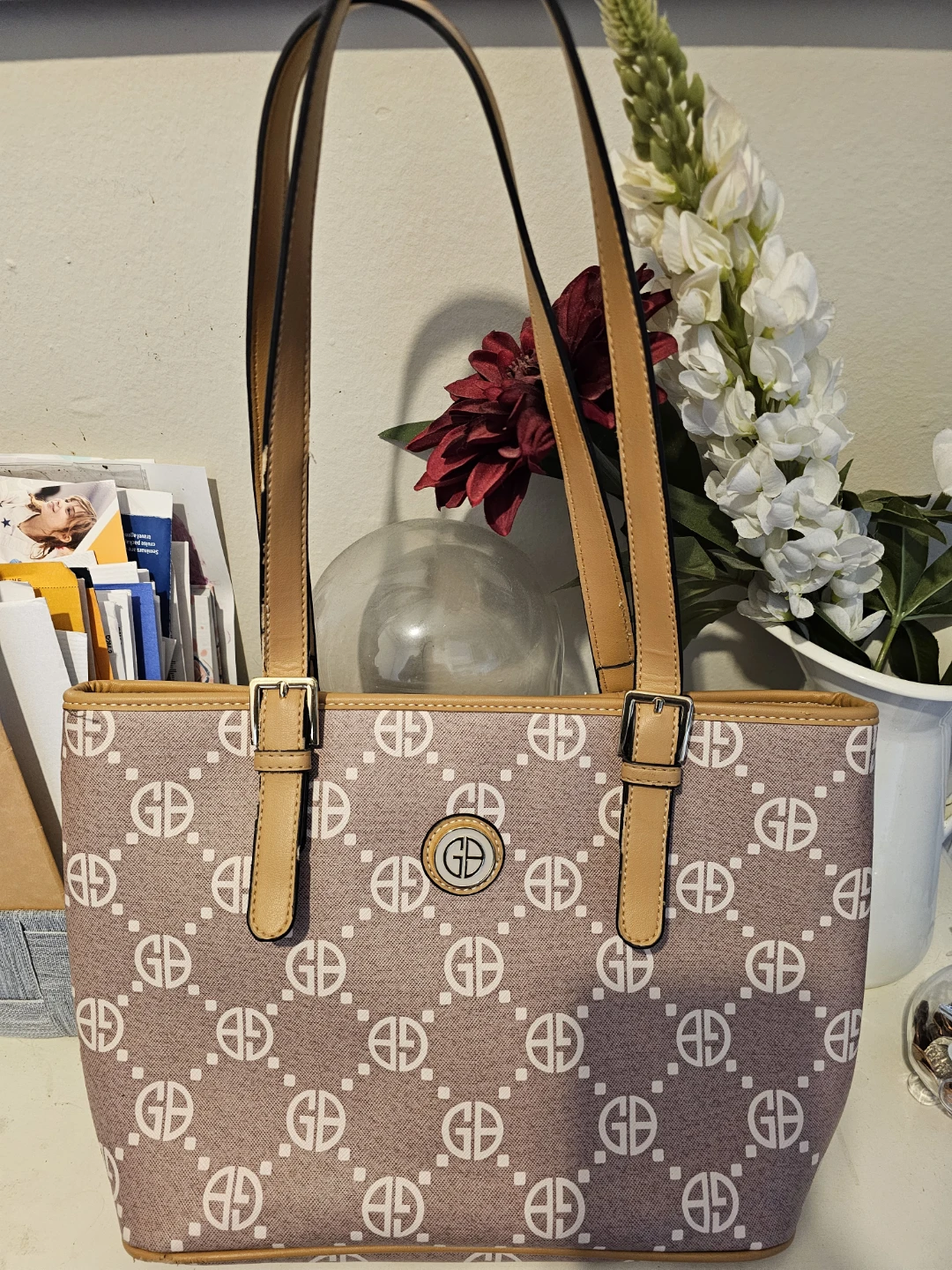 Giani Bernini Monogram Tote Bag