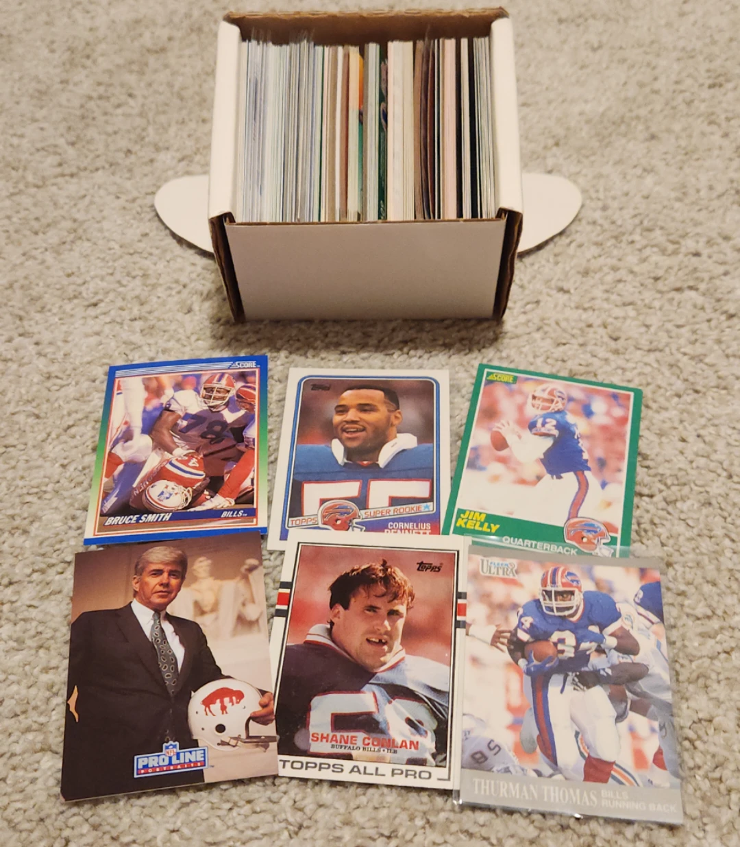 Buffalo Bills, 200 Football Cards Team lot