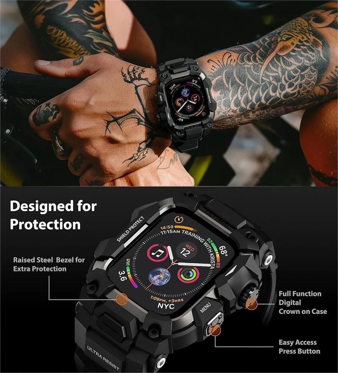 ULTIMAL Protective Case Band for Apple Watch 44mm / 45mm - photo 3