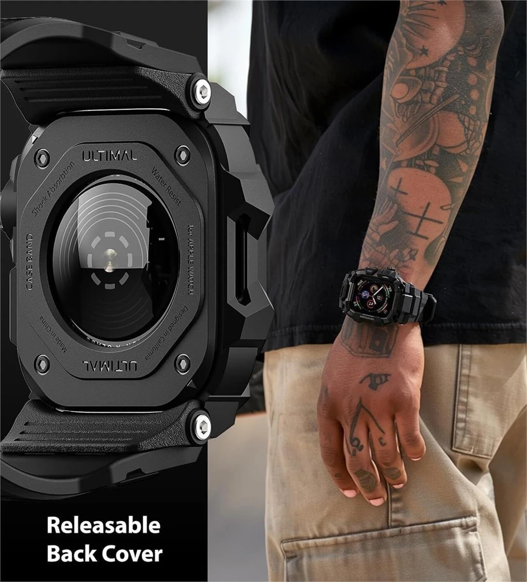 ULTIMAL Protective Case Band for Apple Watch 44mm / 45mm - photo 4