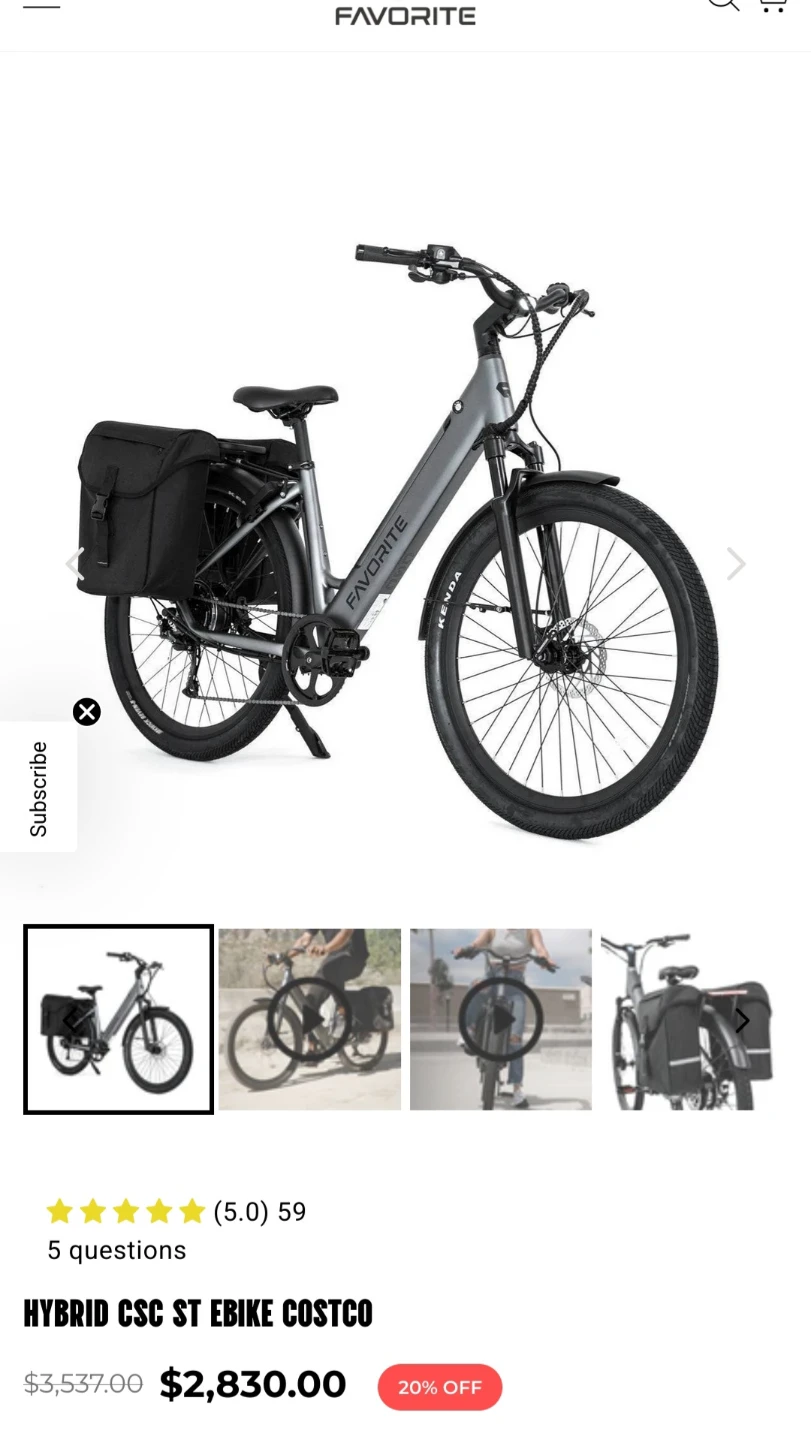 FAVORITE Hybrid CSC ST Ebike - photo 5