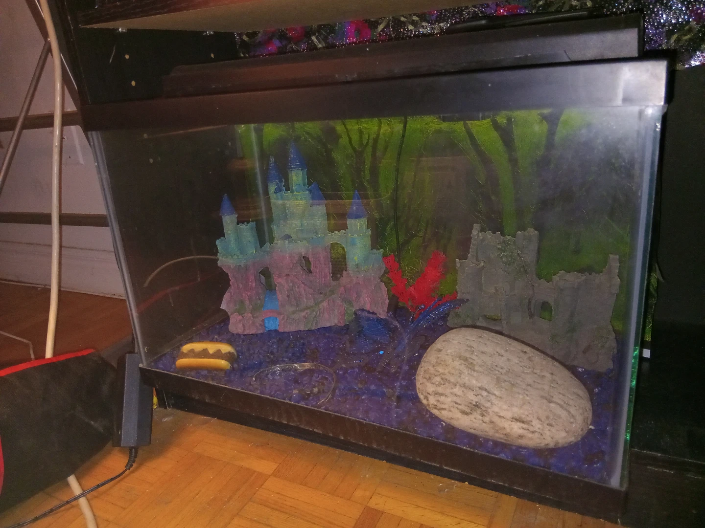 Aquarium + Decor Set - Castle, filters, heater included - photo 5