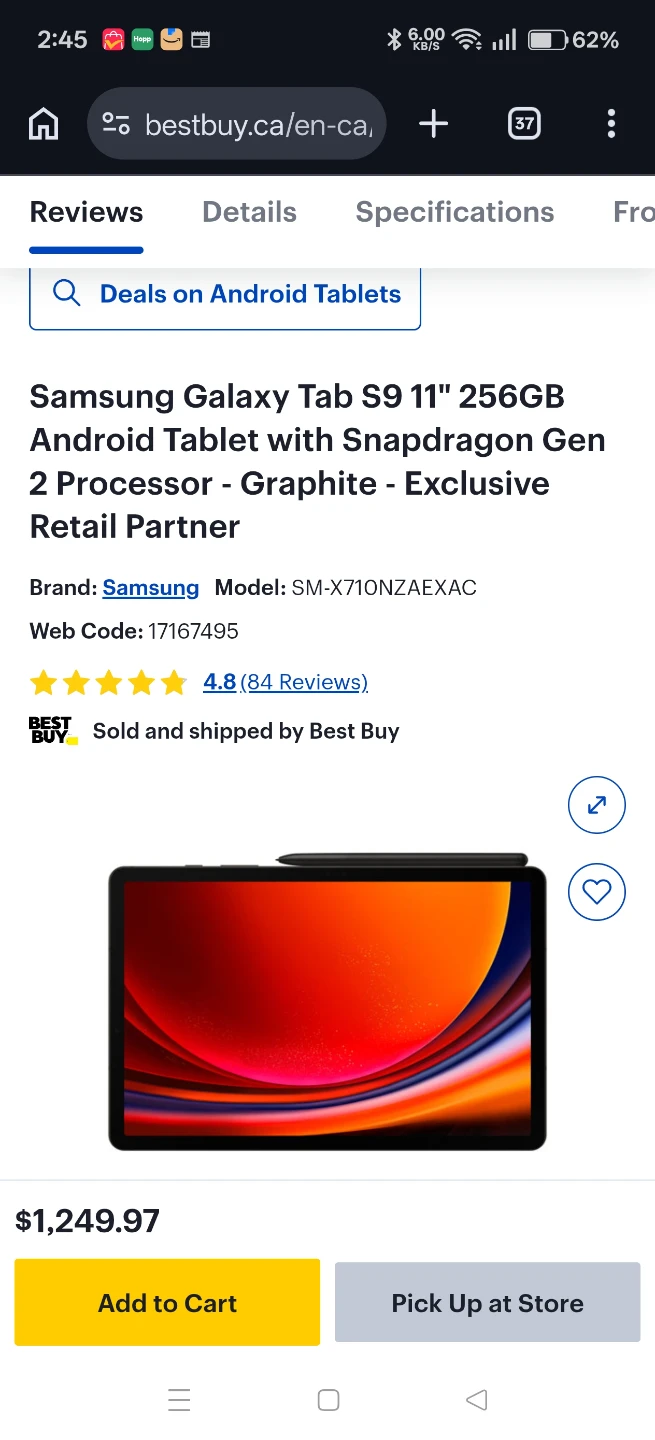 Samsung Galaxy Tab S9 256gb - Like New - photo 2