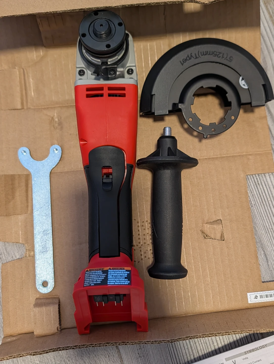 New Milwaukee Cordless Angle Grinder brushless