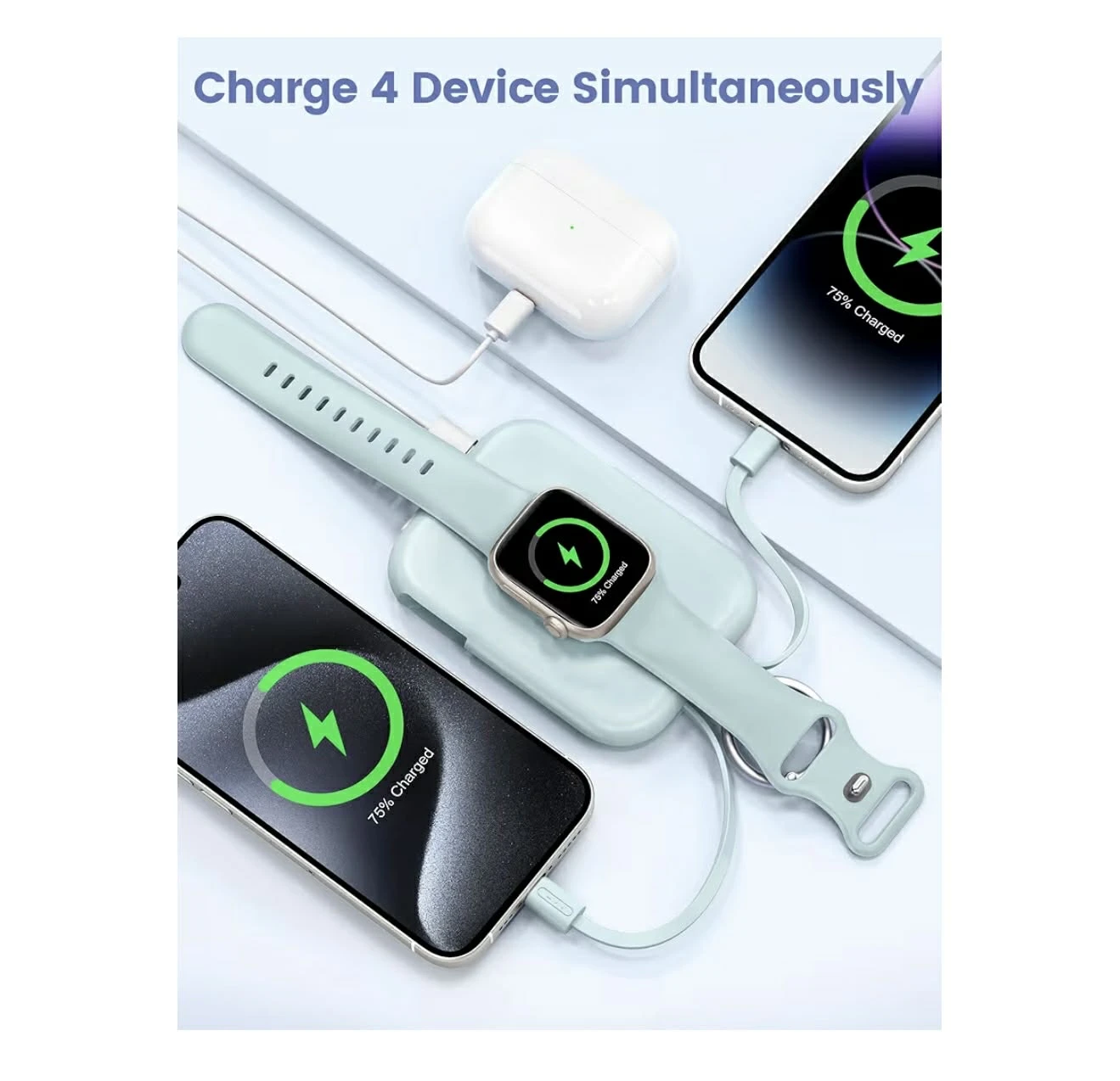 10000mAh Portable Power Bank with Magnetic Charger - photo 3