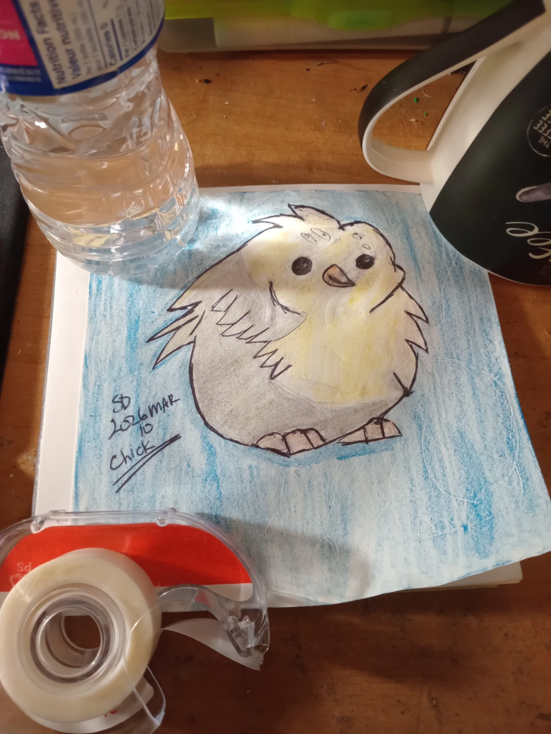 CHICK DRAWING BY CUSTOM ARTIST SHERWIN