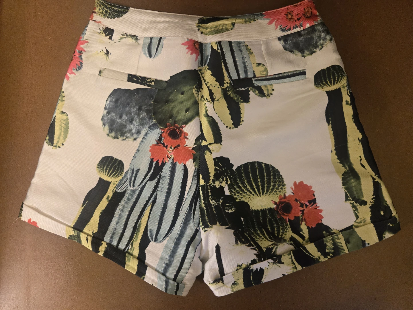 Missguided Cactus Print Shorts Size 6 - photo 2