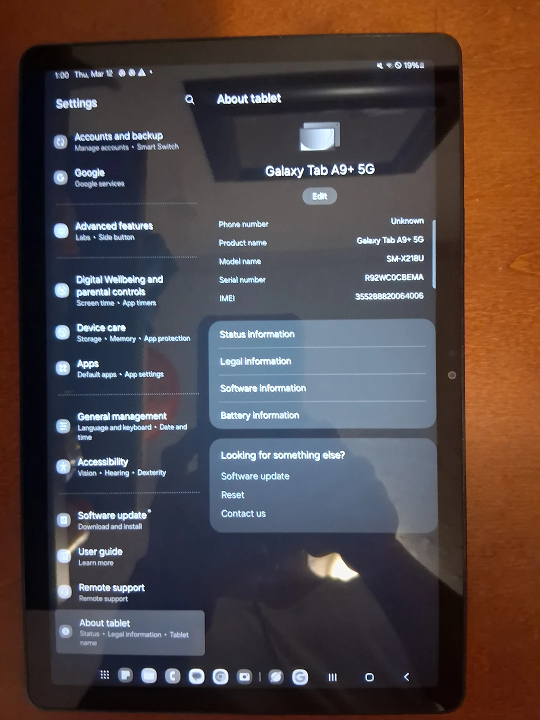 Samsung Galaxy Tab A9+ 5G Tablet