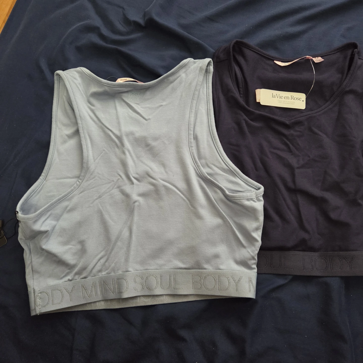 BNWT La Vie en Rose cropped bralette top- Set of 2 - photo 4
