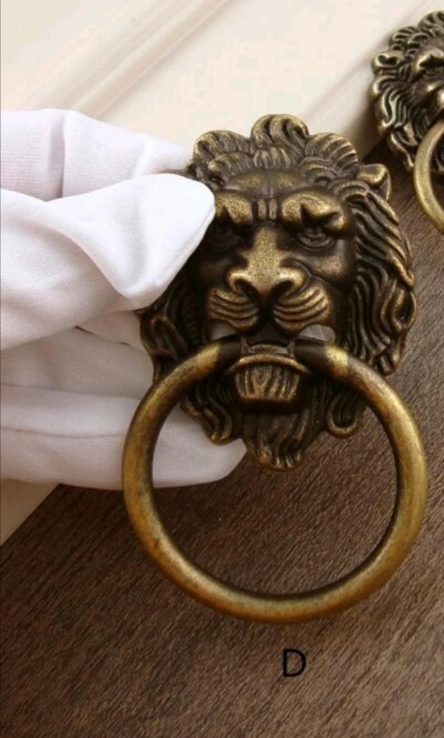 Elegant Lion Head Decor & Knobs (Set of 2) - photo 3
