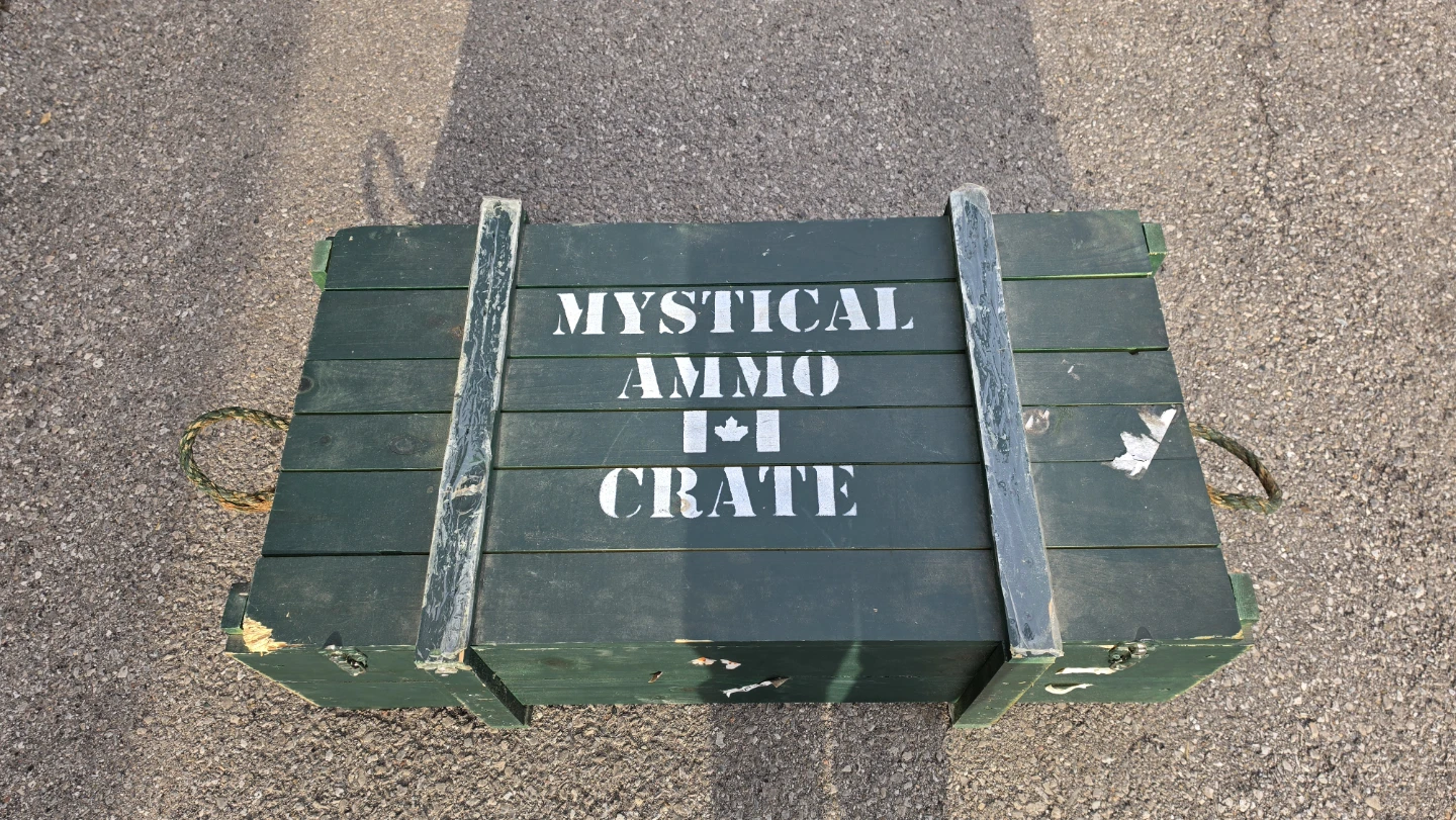 Mystical Ammo Crate - Wooden Storage Box