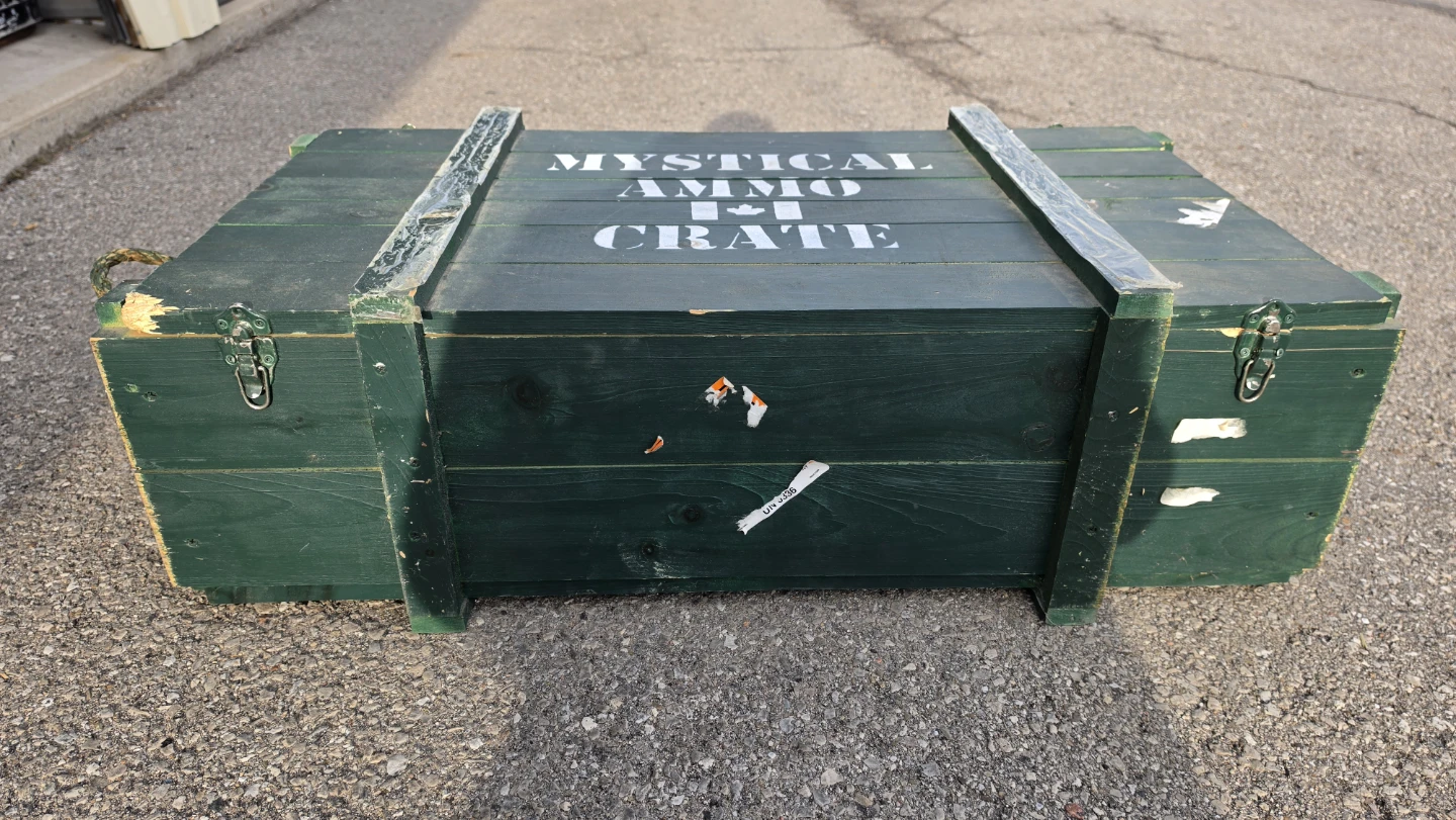Mystical Ammo Crate - Wooden Storage Box - photo 2