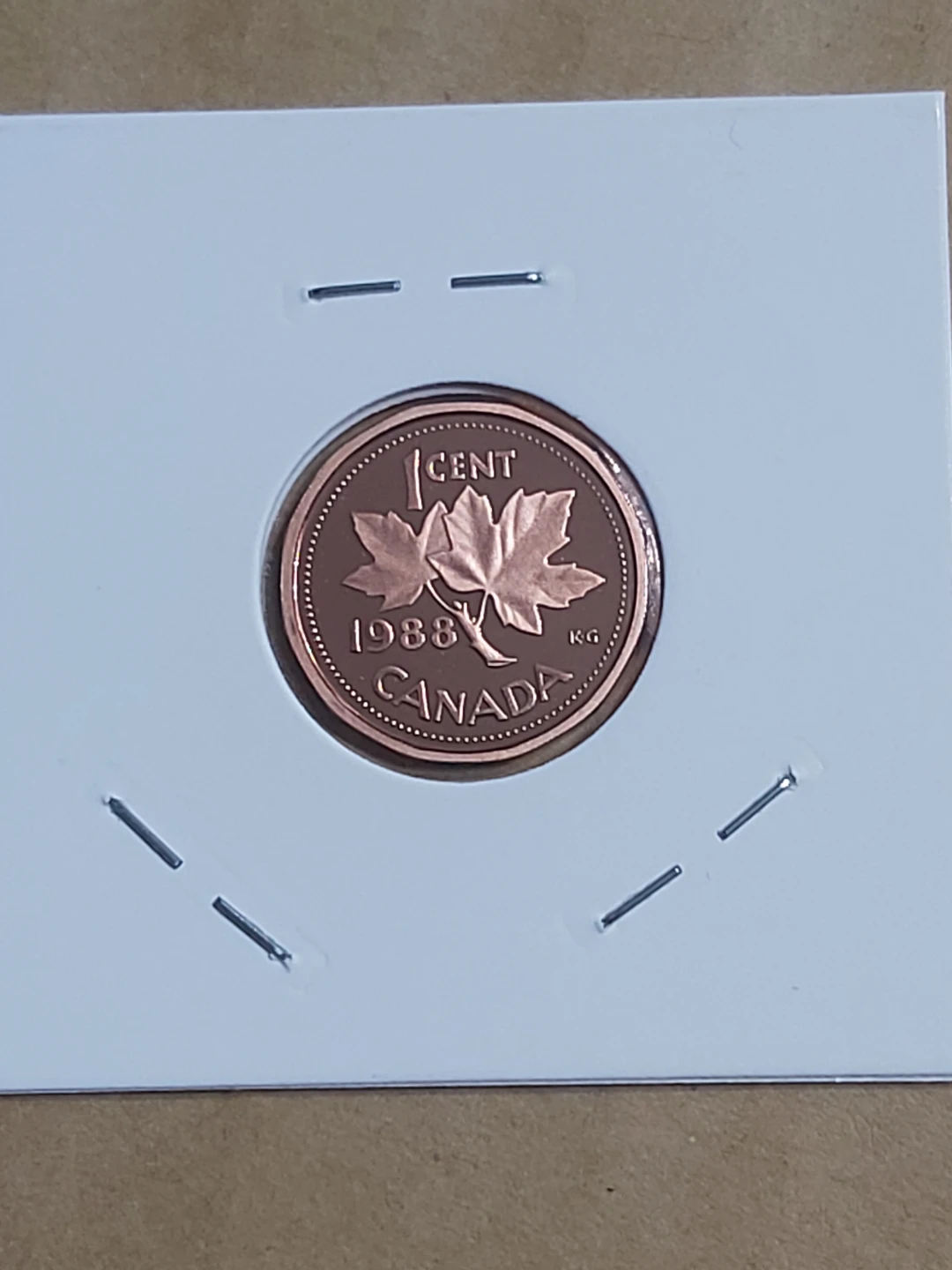 1988 Canada 1 Cent Coin - Uncirculated - photo 2