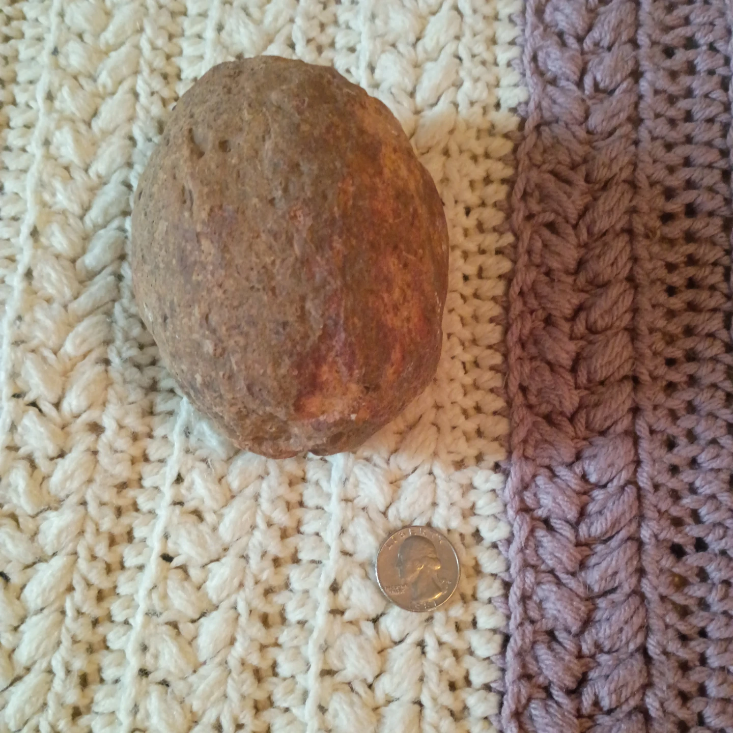 Decorative Stone, crystal inside