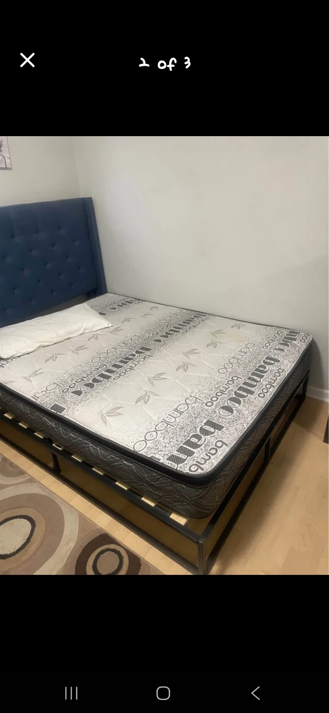 Queen size mattress and box spring for sale. - photo 2