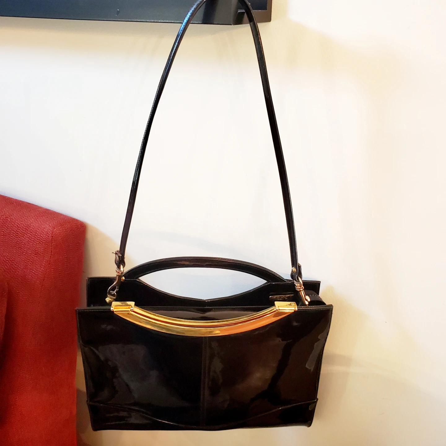 1950's Master Craft Leather Co. Patent Leather Handbag - photo 3