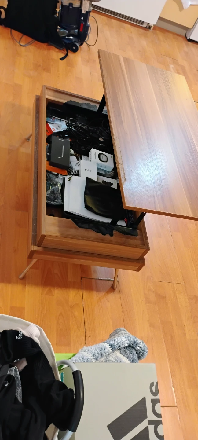 Lift Top Coffee Table with Storage - photo 3