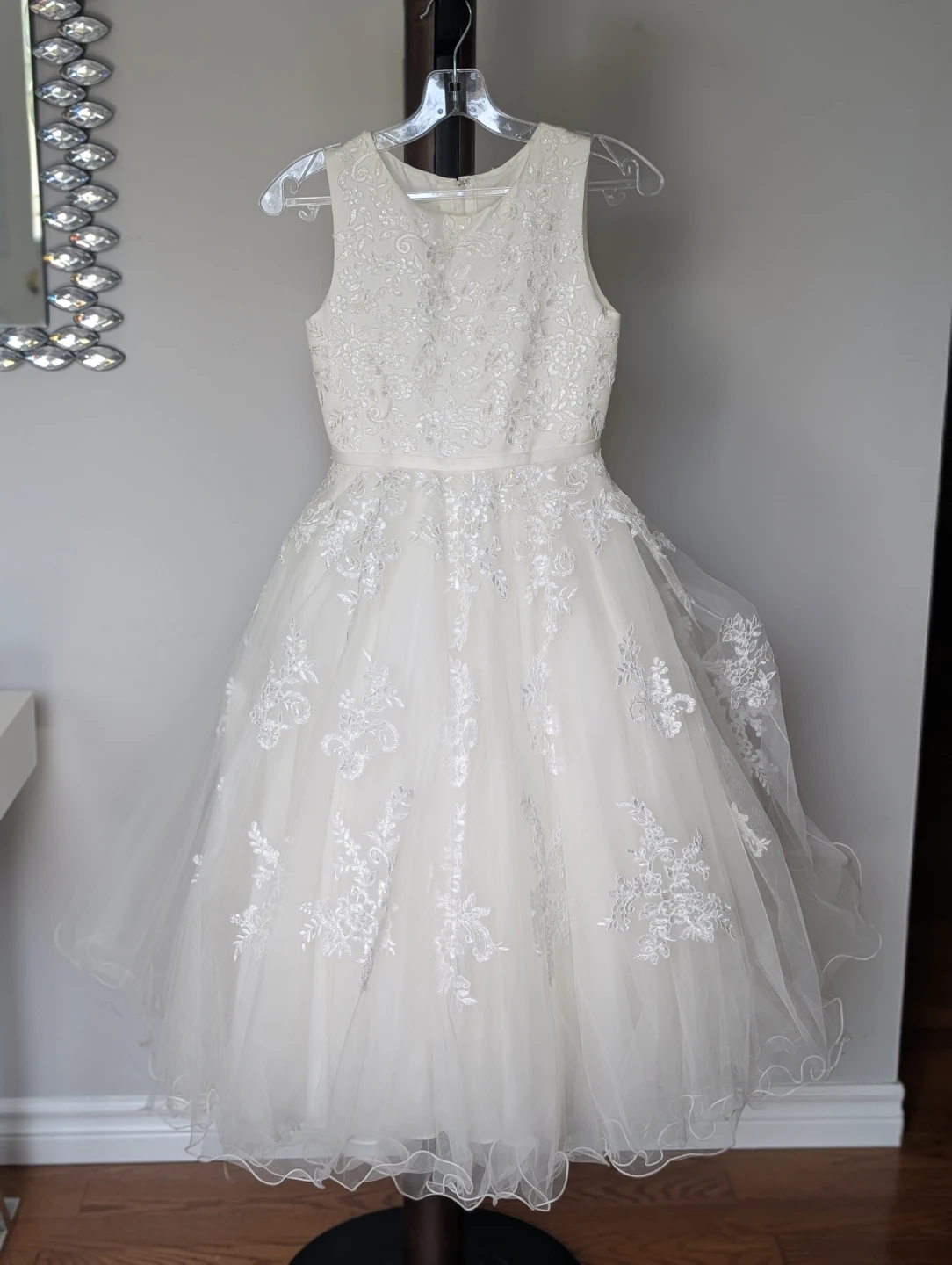 Flower Girl Dress Size 10 - photo 4
