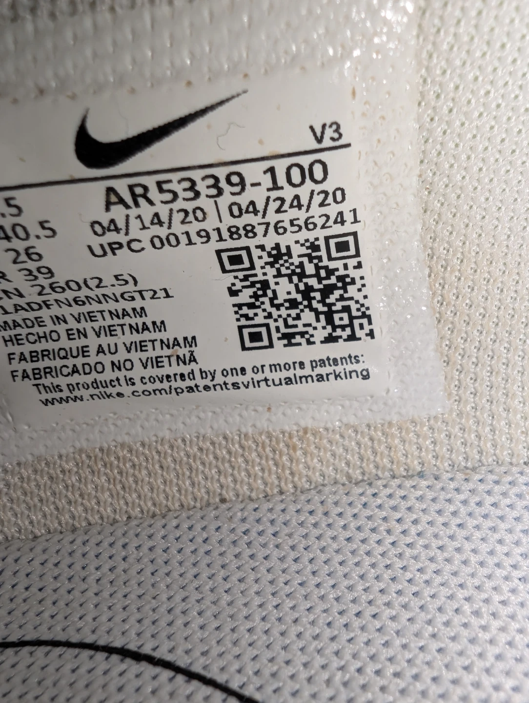 Nike Air Force 1 Sage Low Platform Sneakers White - photo 3