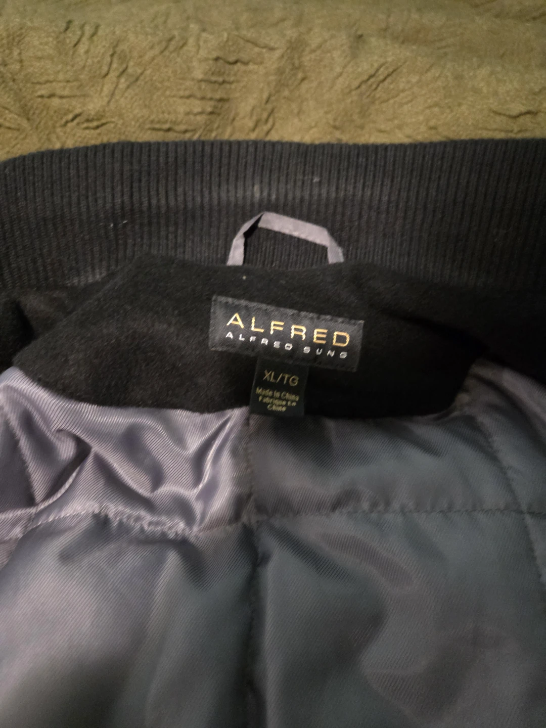 Alfred Sung Black Wool Blend Winter Coat XL - photo 2