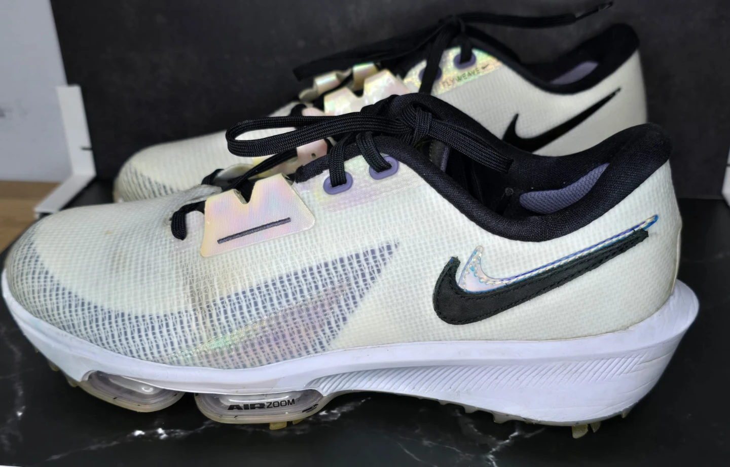 Nike Air Zoom Golf Shoes - White/Black - photo 4