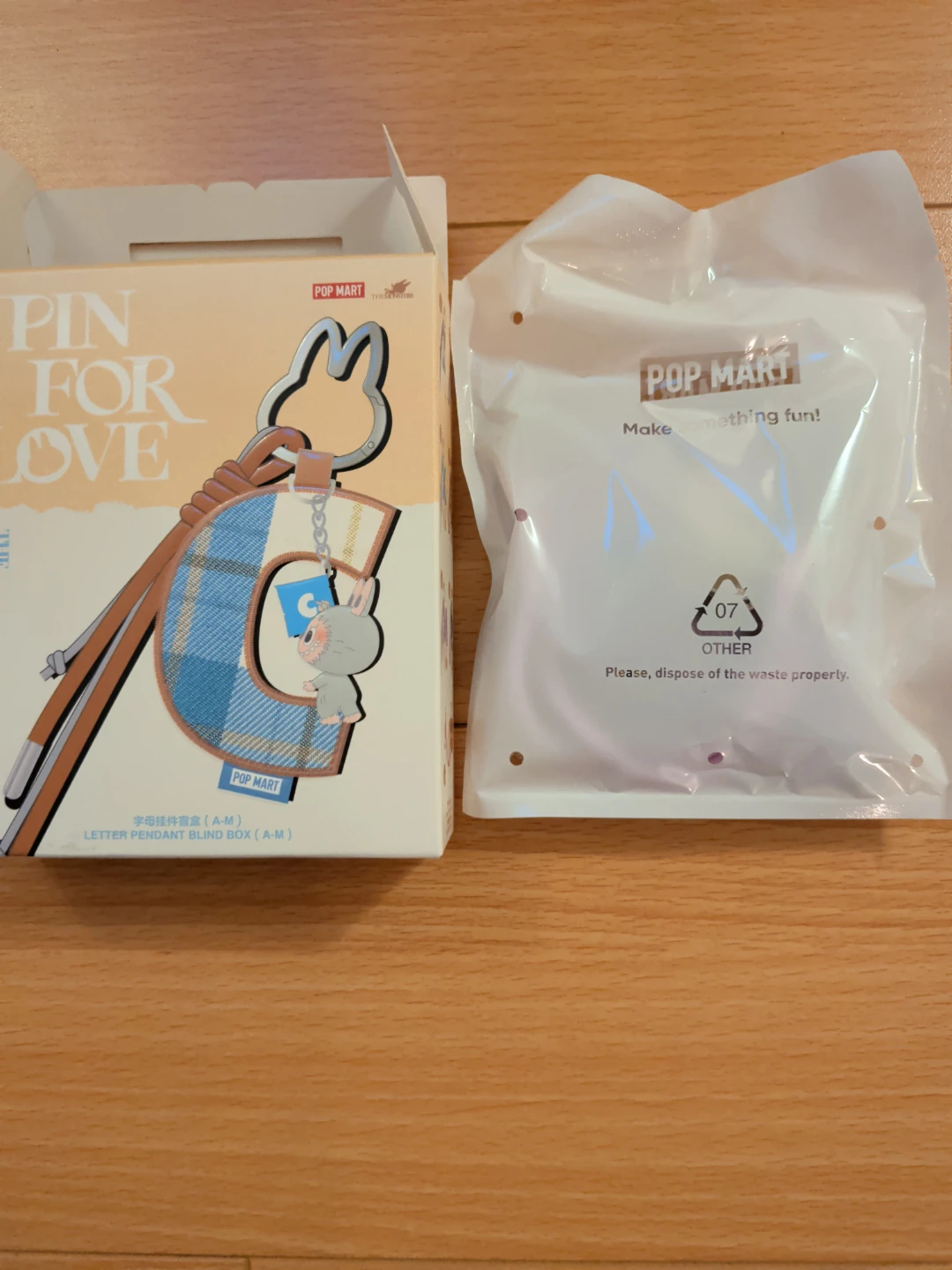 Labubu M Love Letter Pendant Blind Box